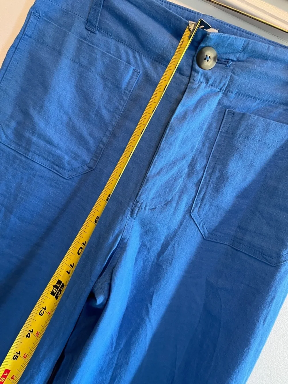 Anthropologie x Maeve Colette Linen Edition Full Length Size 28 NWT READ - Picture 6 of 12